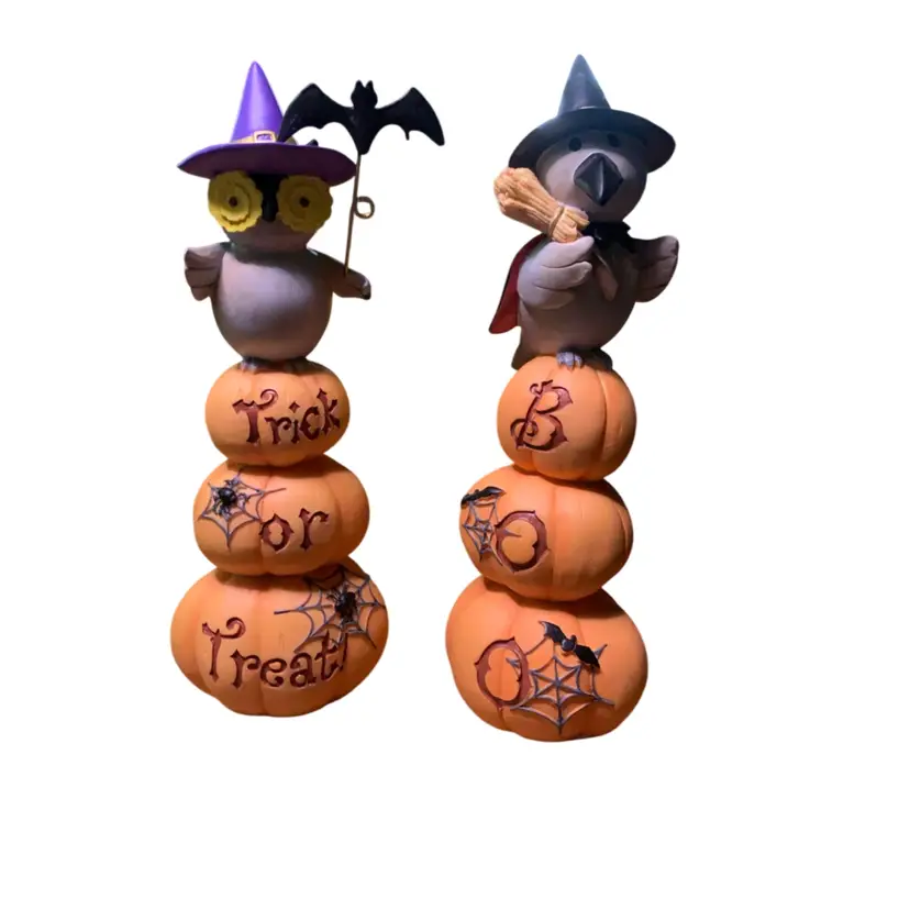19. Lenox American By Design the home collection set of two Halloween figures