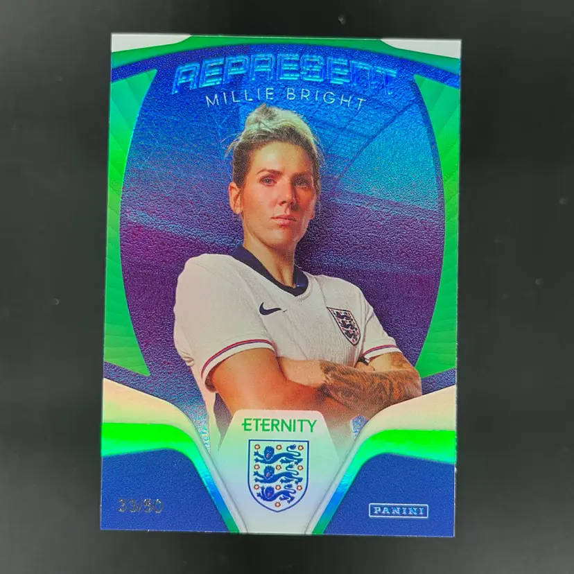 Millie Bright 2025 Panini Lionesses Eternity Represent /50 Soccer Card CD10