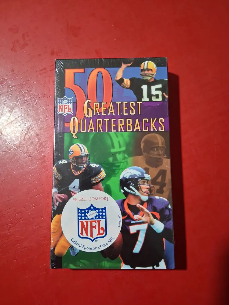 3x Sealed VHS's Vintage NFL Videos: 1998 Greatest Quarterbacks, 1996 Follies, and 1997 Quarterbacks Under Fire
