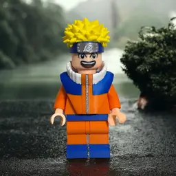 Naruto Brick Buddy - 9.25” Tall Anime-Inspired Collectible Model