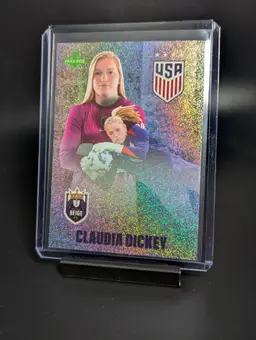 2025 Parkside NWSL/USWNT Club and Country Shimmer Foil Claudia Dickey Seattle Reign