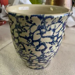 Ross Like Ohio Splatter Ware Crock