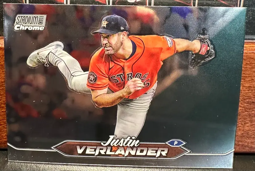 Justin Verlander 2024 Stadium Club Chrome 178 Houston Astros