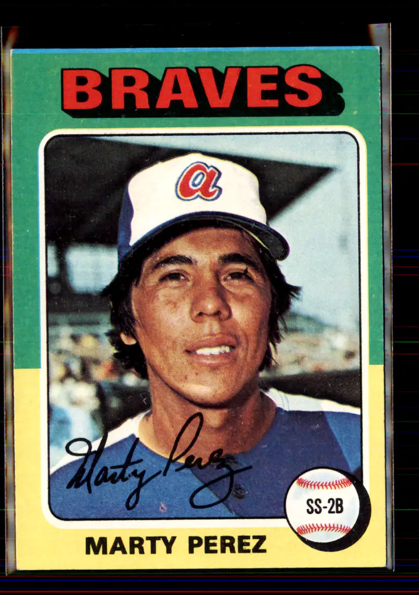Marty Perez 1975 Topps #499 - Atlanta Braves - (pk1-36)