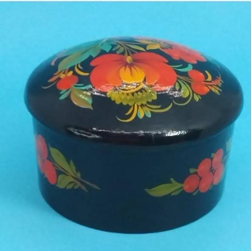 Wooden Lidded Container