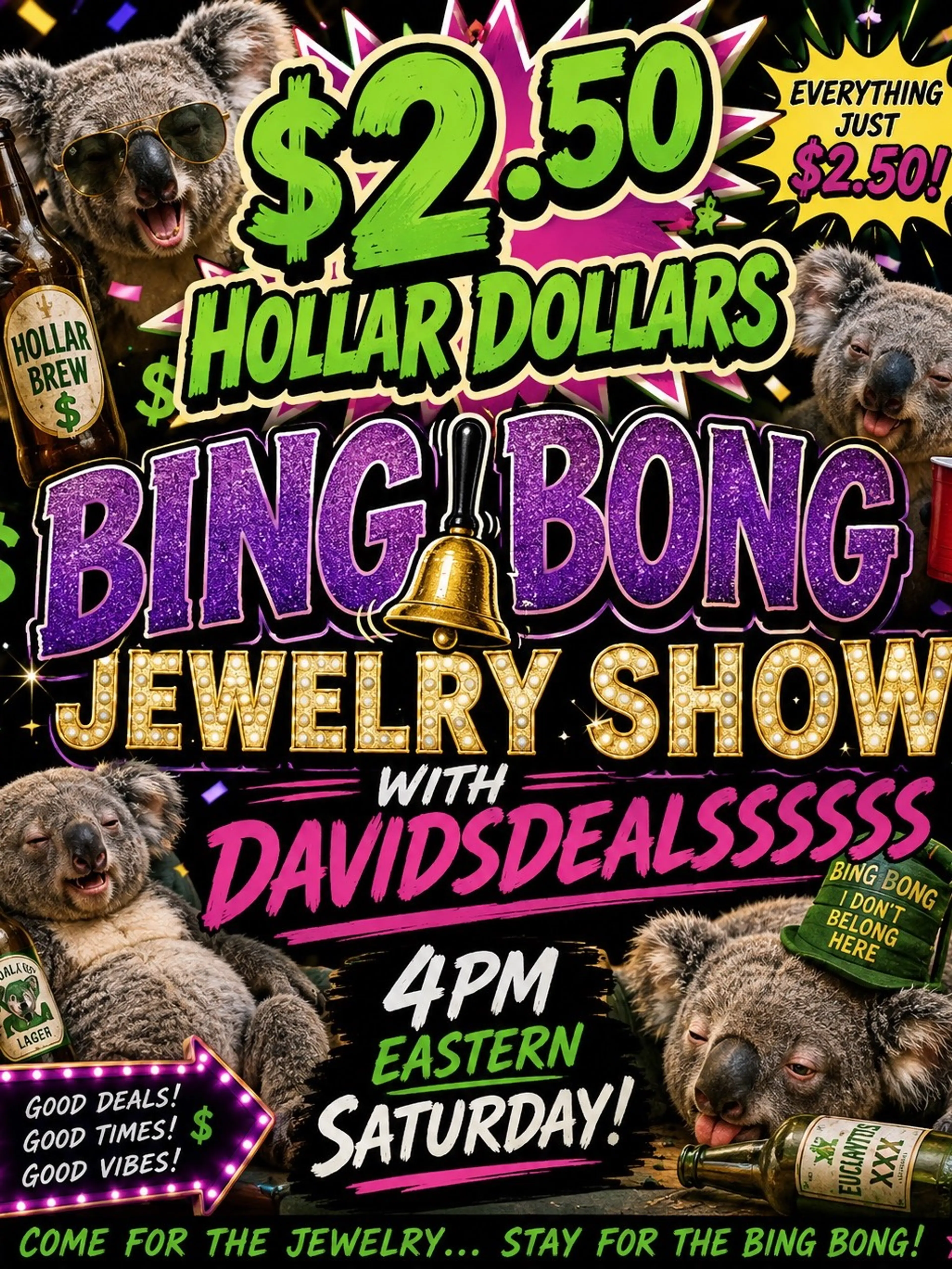 $2.50 Jewelry Starts & More 