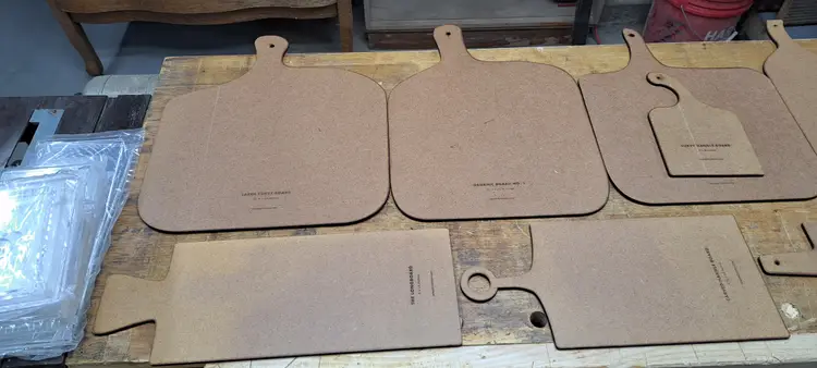 NEW 24 Piece Cutting, Serving, Charcuterie, Boards, Display Boards ETC Templates