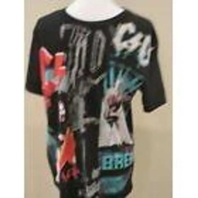 Men's AC/DC Graphic T-Shirt Medium Cotton Blend