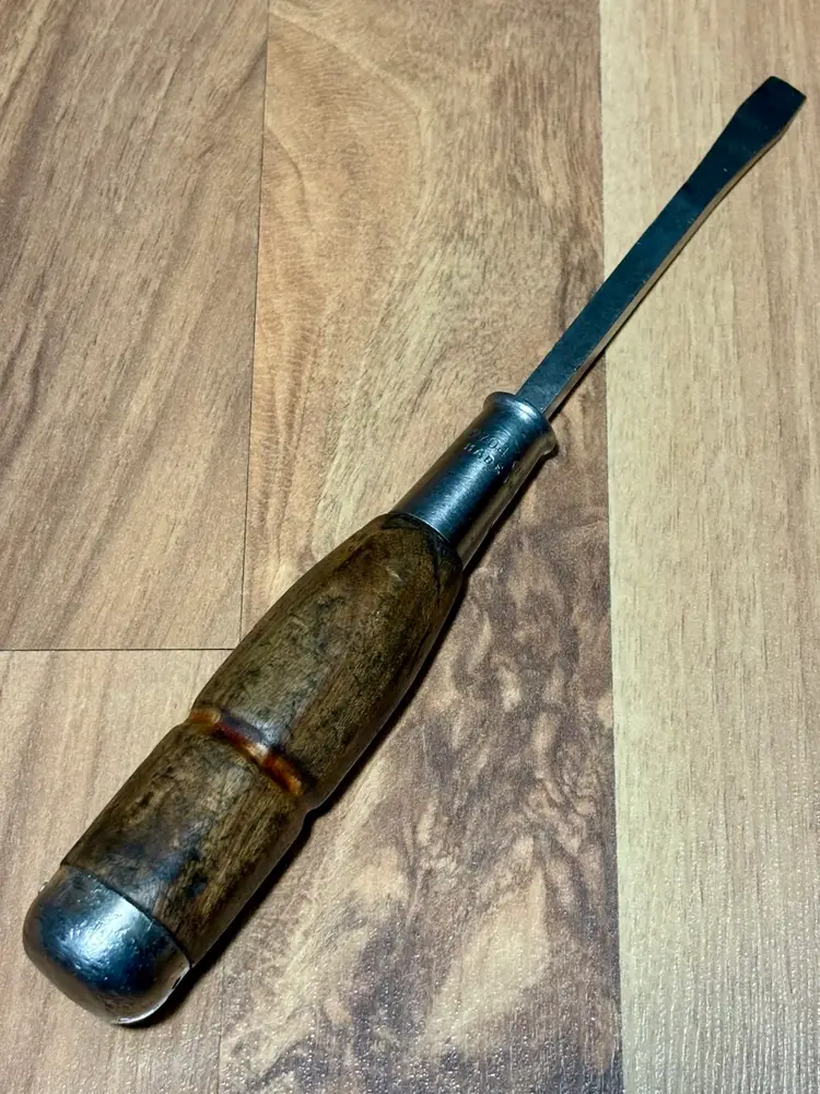 Plomb No. 9704 Wood Handled Flat Head Screwdriver