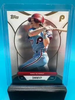Mike Schmidt Topps Welcome To The Club 3X MVP Philadelphia Phillies