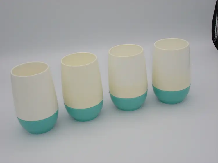 Lot of Vacron plastic cups, bowls and tumblers - Vintage, Used Condition