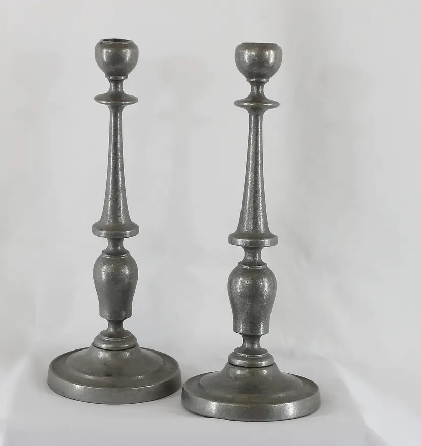 Vintage Carson Metal Candlesticks for taper candles (B)
