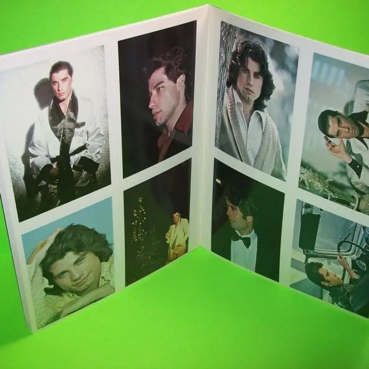 John Travolta Postcard Book 1978 Welcome Back Kotter Grease Saturday Night Fever