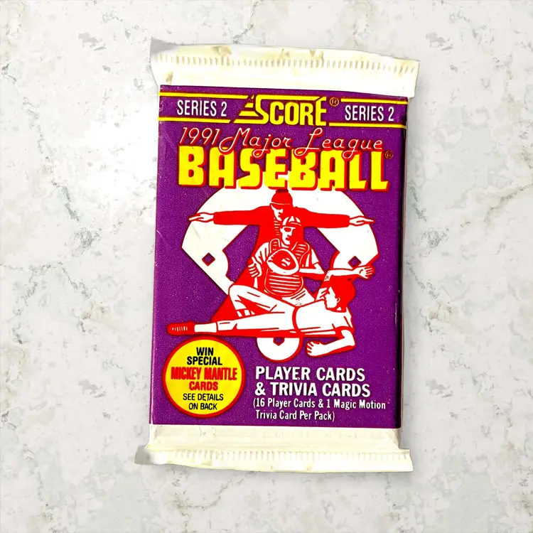Score Major League Baseball SEALED PACK