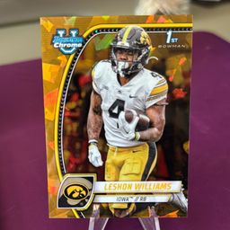 Leshon Williams 24 Bowman Chrome U Sapphire Gold 36/50