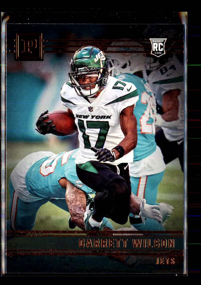 Garrett Wilson 2022 Panini Chronicles Bronze Panini #PA-7 - (113) - New York Jets