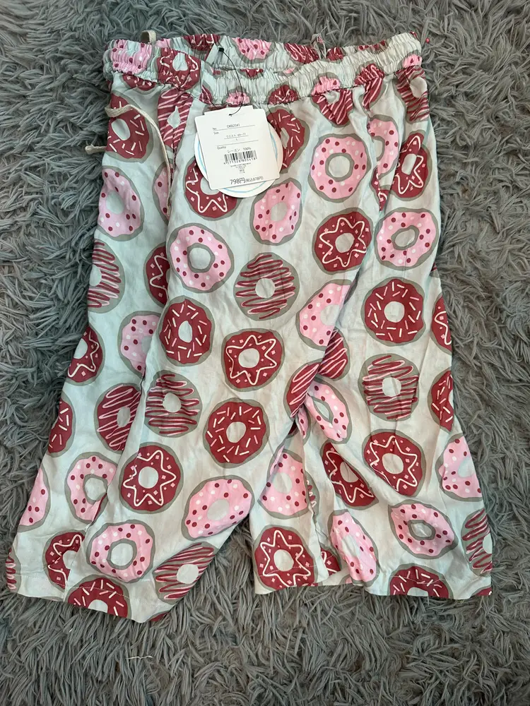 Doughnut themed pajama pants from Japan