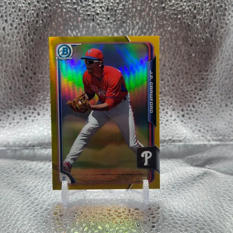 J.P. Crawford 2015 Bowman Chrome Philadelphia Phillies Gold /50