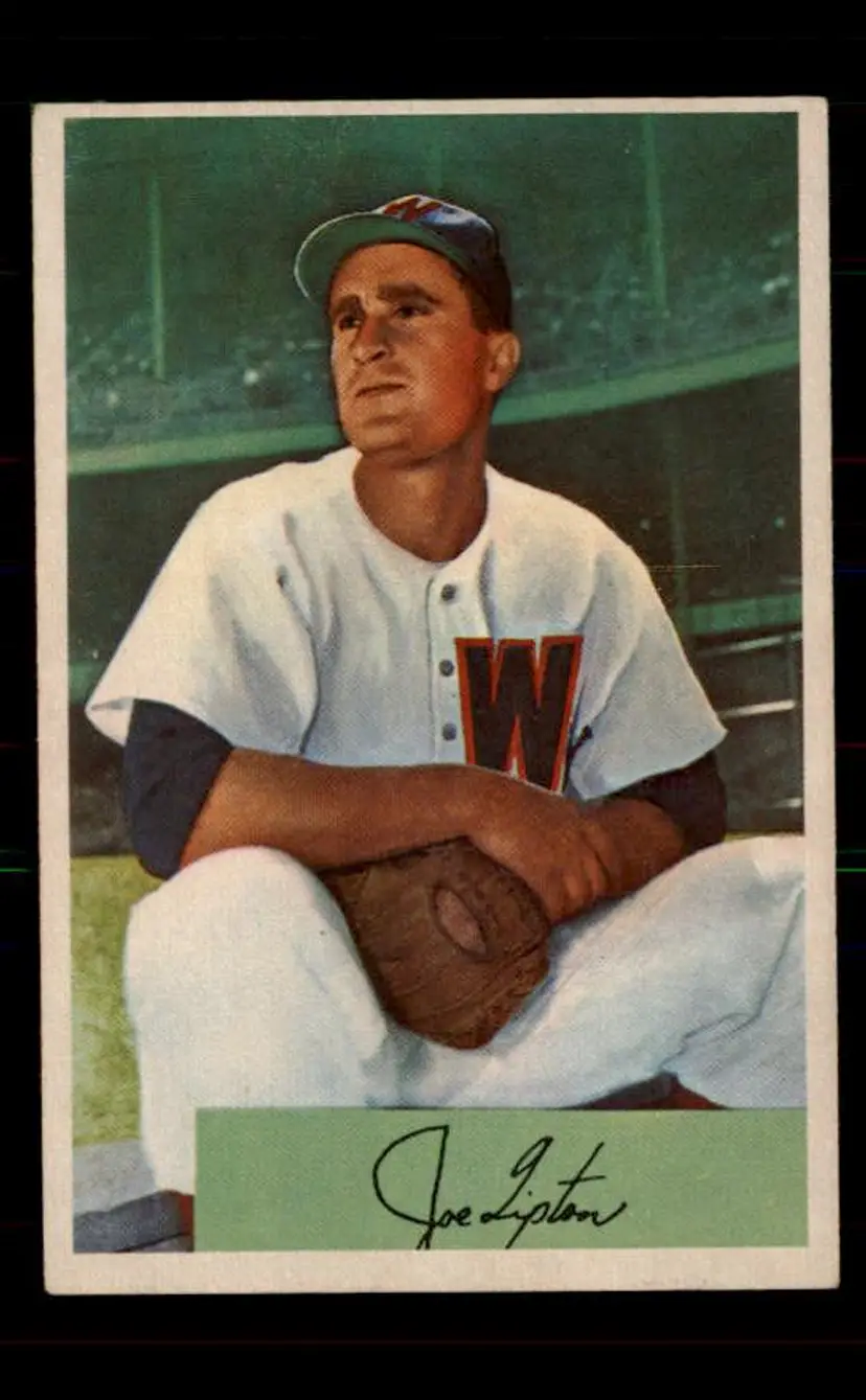 1954 Bowman #180 Joe Tipton - (pk-tl3) - Washington Senators