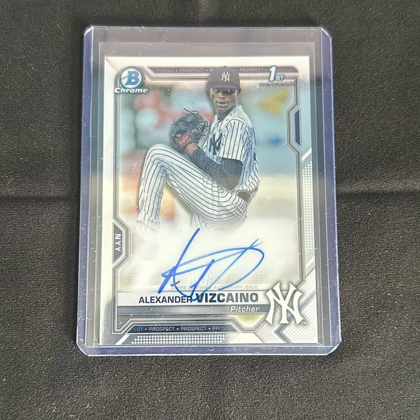 2021 Bowman Chrome Alexander Vizcaino 1st Auto #CPA-AV