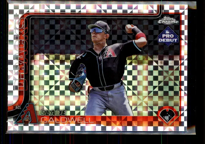 Slade Caldwell 2025 Topps Pro Debut X-Fractor #PDC-184 - (135) - Arizona Diamondbacks