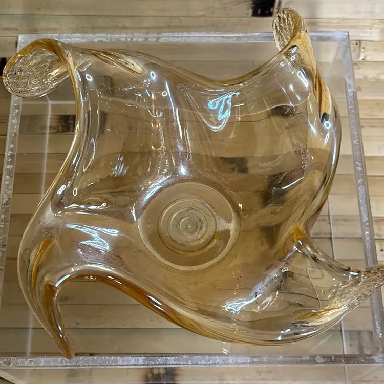 Glass Swirl Flower- Murano Style