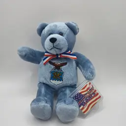 Military Bear Bean Bag Plush Air Force