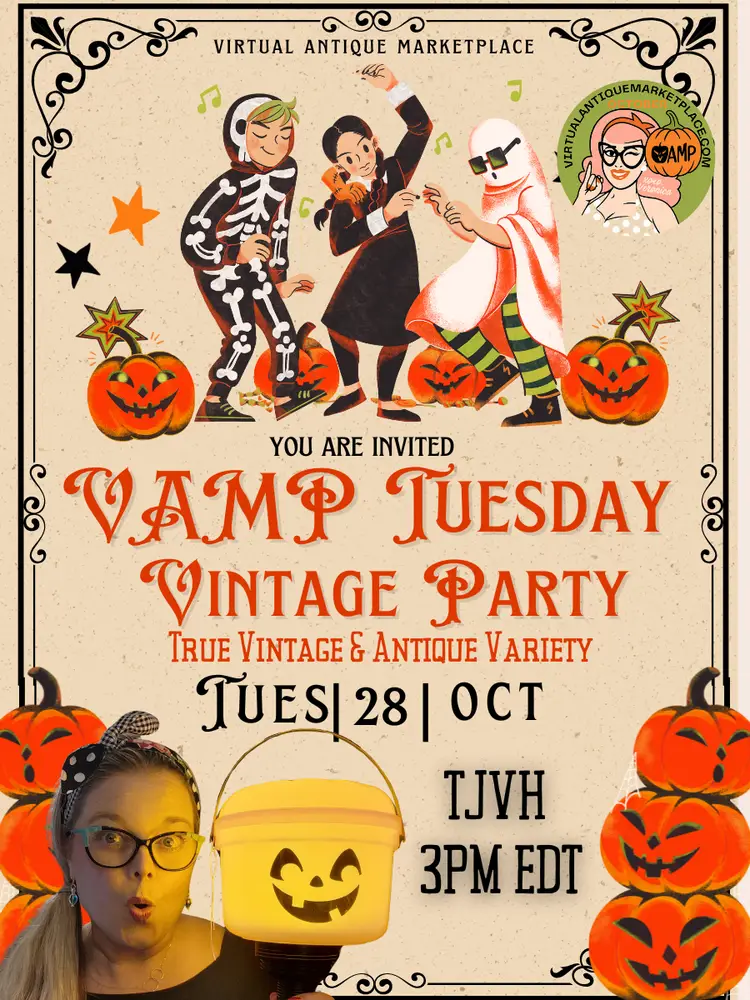 Virtual Antique Marketplace Tuesday Vintage Party! Thrifter Junker Vintage Hunter Buyer's Choice 