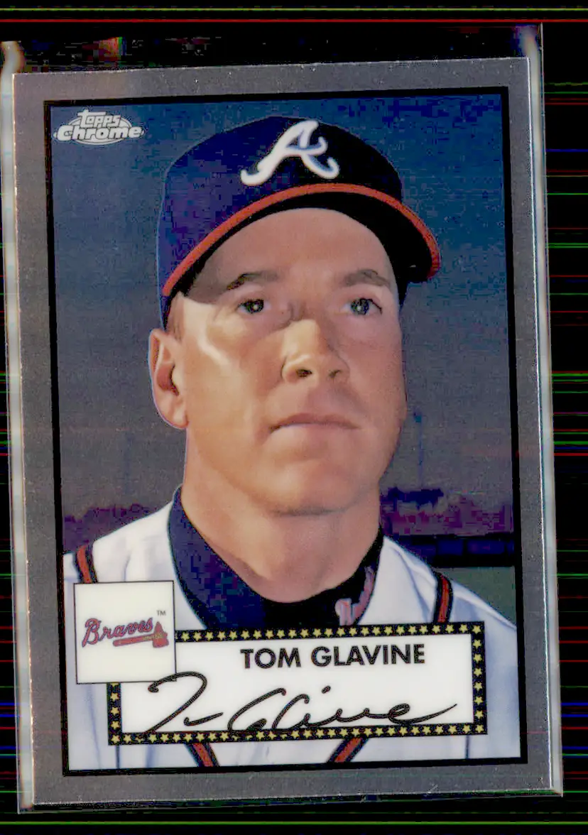 Tom Glavine 2021 Topps Chrome Platinum Anniversary #510 - Atlanta Braves - (153-301)