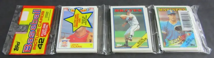 Bziddy's Streambuster #2: 1987/1988/1989 Topps Rack Pack Lot of (3) - One from each year!