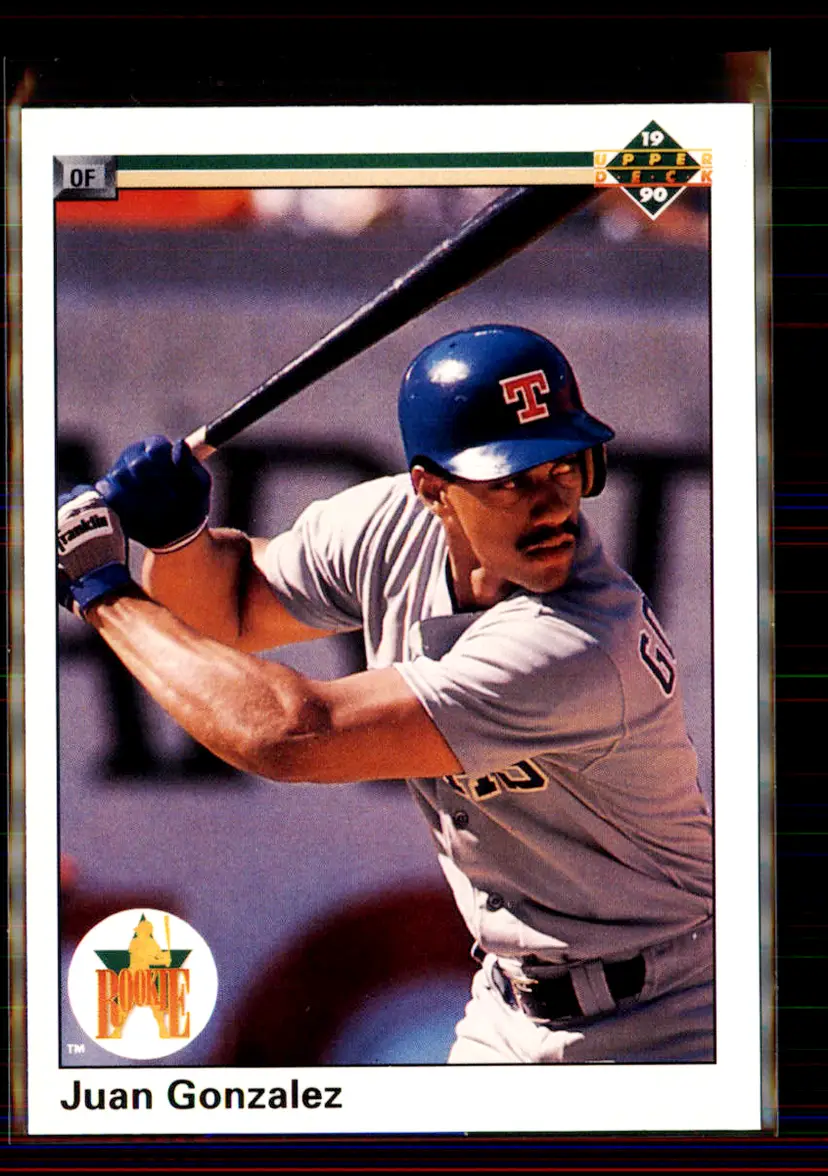 Juan Gonzalez 1990 Upper Deck #72 - Texas Rangers - (146-4)