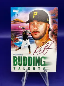 2025 Topps Bob Ross Joy of Baseball - Budding Talents Paul Skenes #BT-1 /75
Pittsburgh Pirates