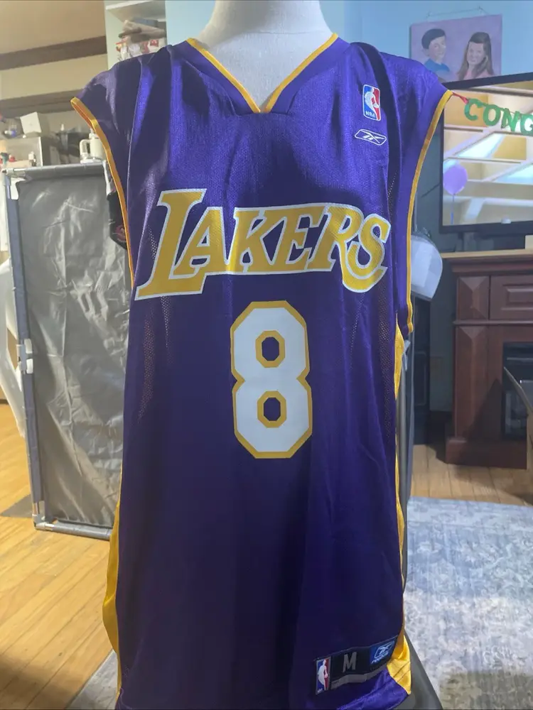 Kobe Bryant Lakers #8 Reebok Replica Jersey