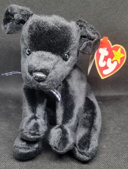 TY Beanie Baby - Luke (Black Lab) - 1998