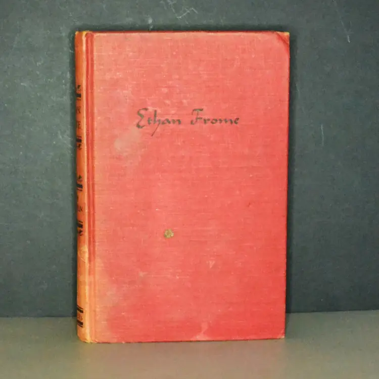 Ethan Frome Edith Wharton 1939 Edition Red Cloth Non Gilded