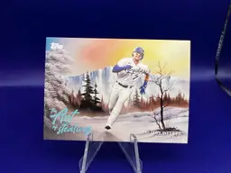 2025 Topps X Bob Ross the Joy of Baseball - The Art of Stealing Bobby Witt Jr. Kansas City Royals