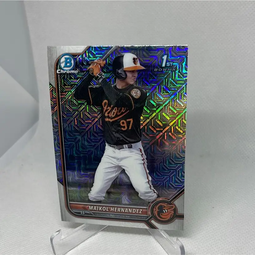 Maikol Hernandez 2022 Bowman Chrome 1st Bowman Mojo 