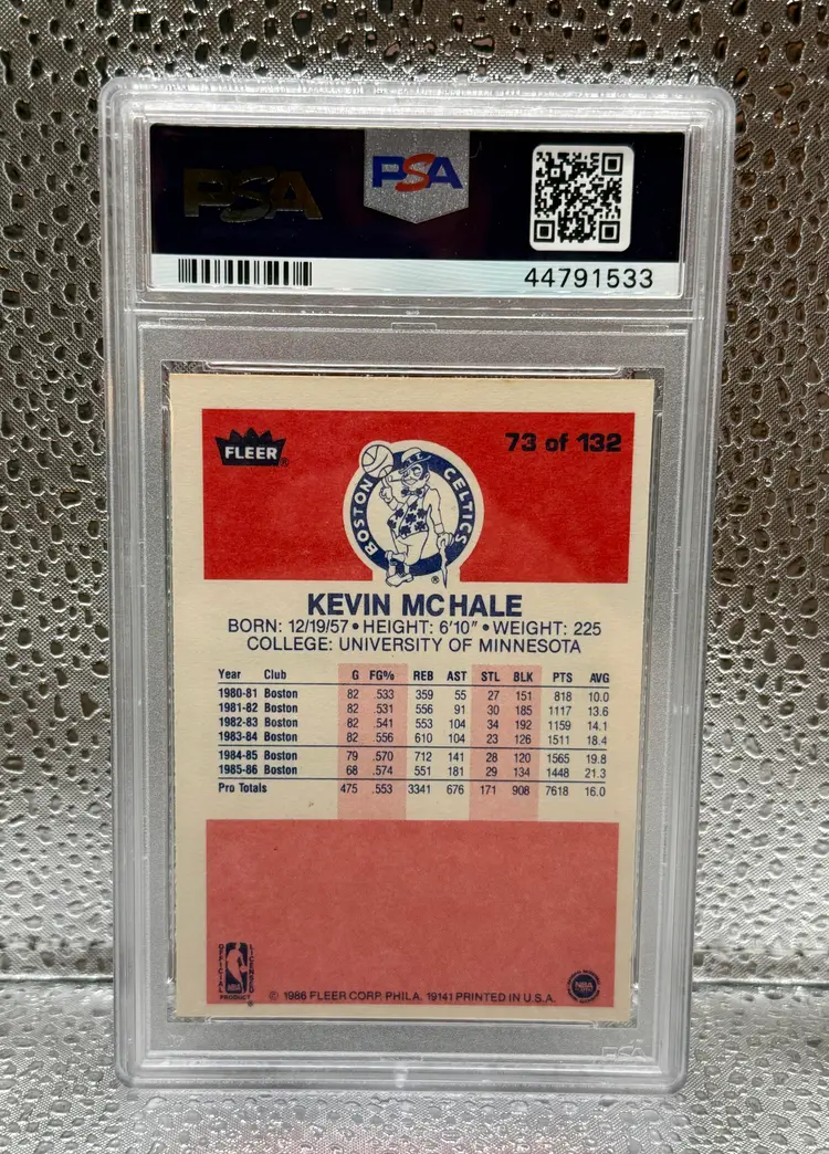 Kevin McHale - 1986 Fleer - Boston Celtics