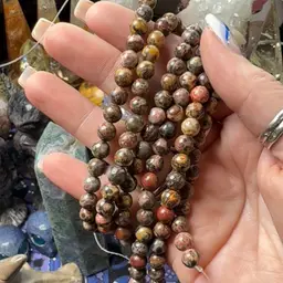 Leopard Skin Jasper 6mm Bracelet