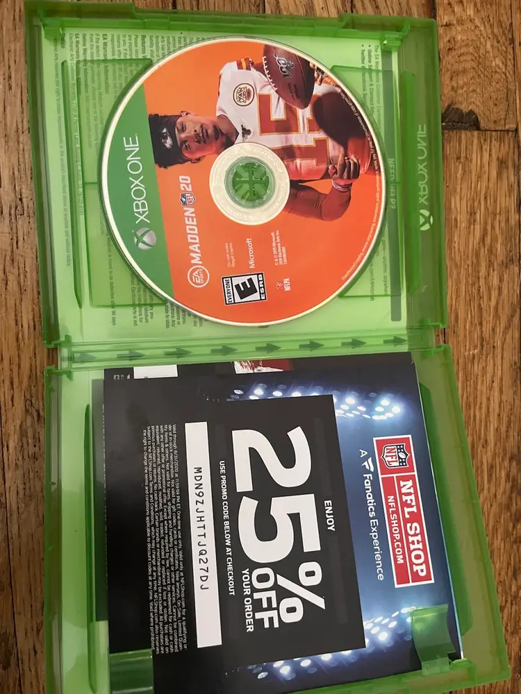 Xbox One Madden 20 Game Complete