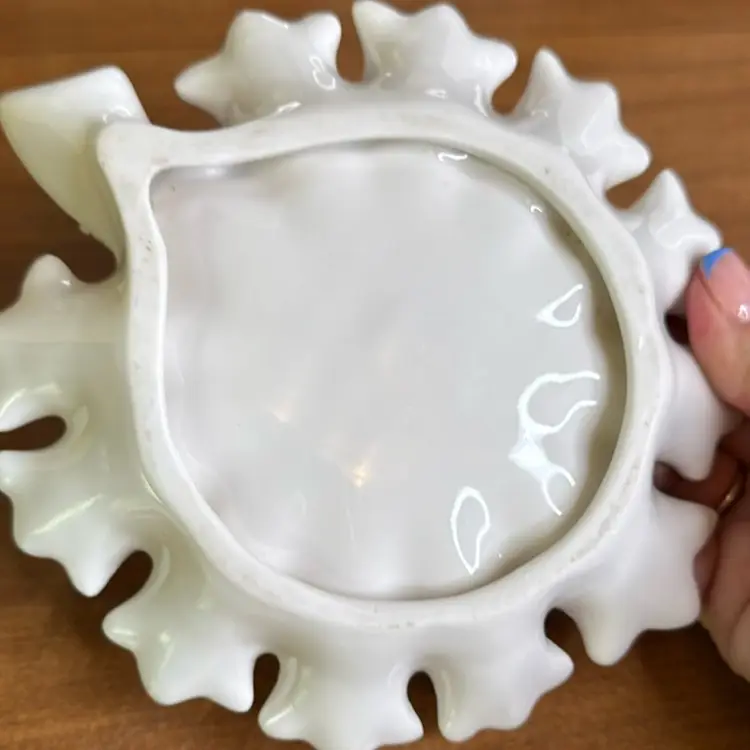 Vintage Lenwile Adalt Ruffled Dish