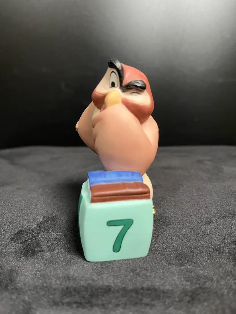 Pooh & Friends-Disney-Collectible Birthday Figurines-SEVEN is for Learning Your Whole Life Through