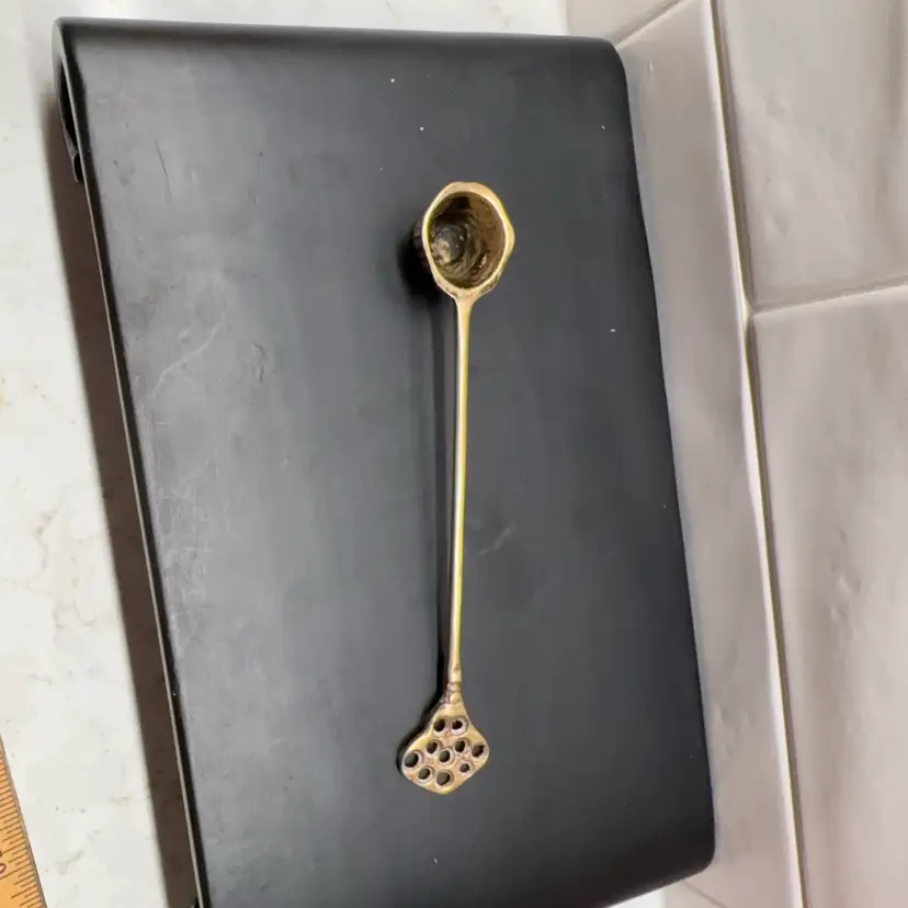 Vintage Brass Candle Snuffer - Elegant Ornate Design - ca. 1960s