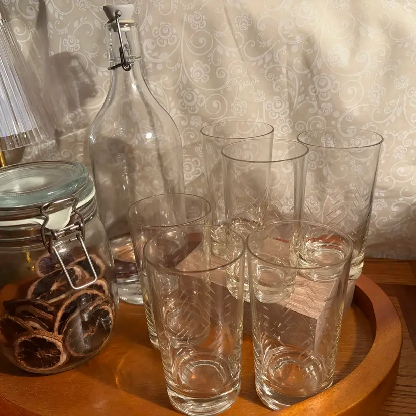 Javit Rain Highball Glasses Set Of 6