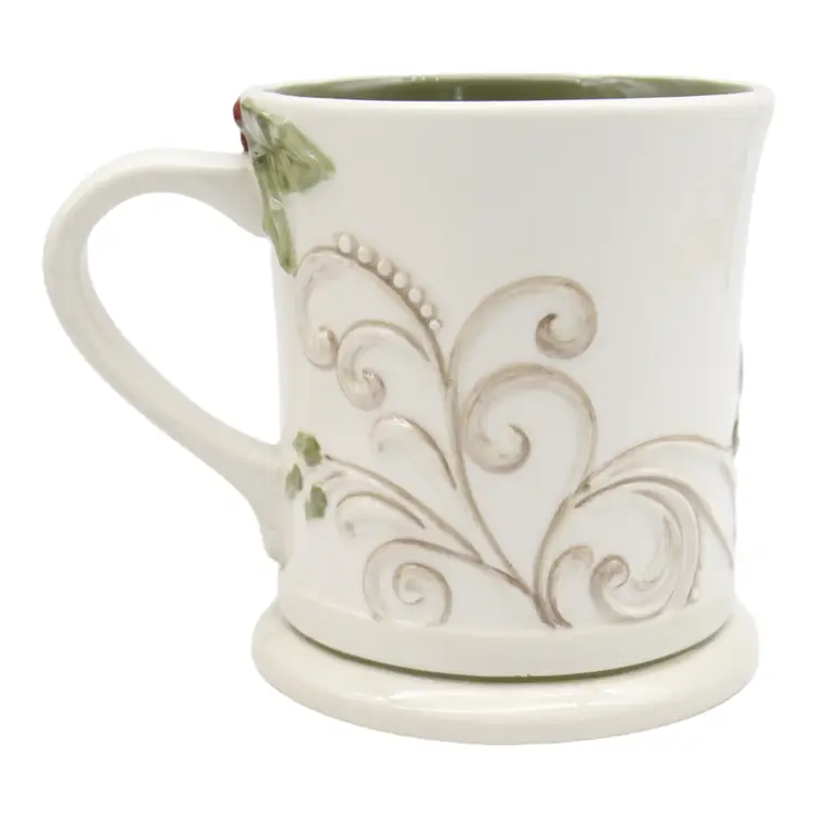 Grasslands Road Friends Bring Peace To The Heart Holly Mug Cup Coffee Tea 16oz