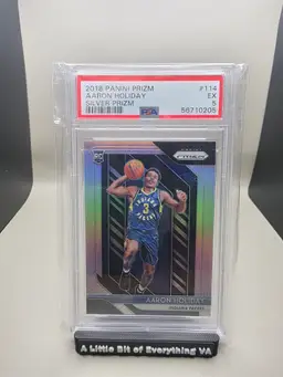 AARON HOLIDAY #114 2018 Panini Prizm - Silver Prizm PSA 5
