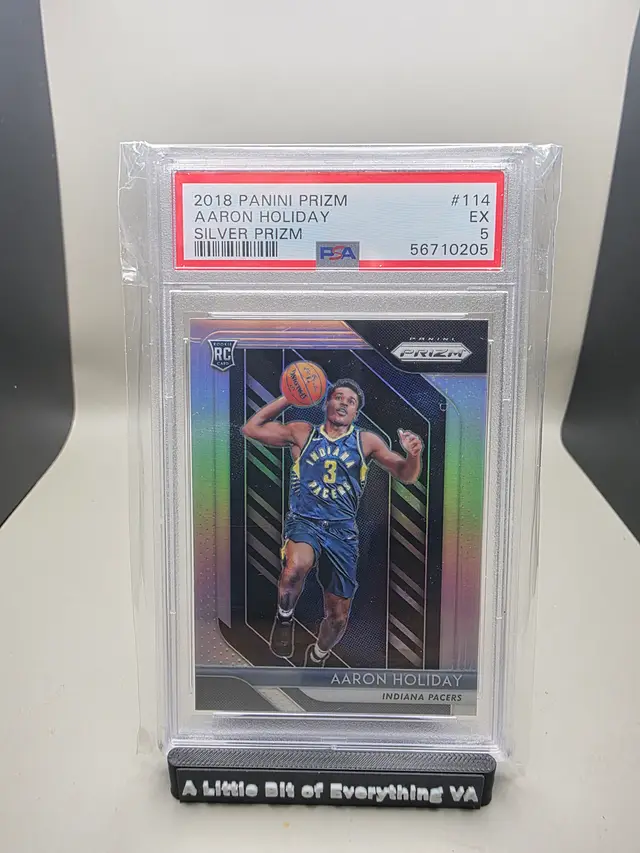 AARON HOLIDAY #114 2018 Panini Prizm - Silver Prizm PSA 5