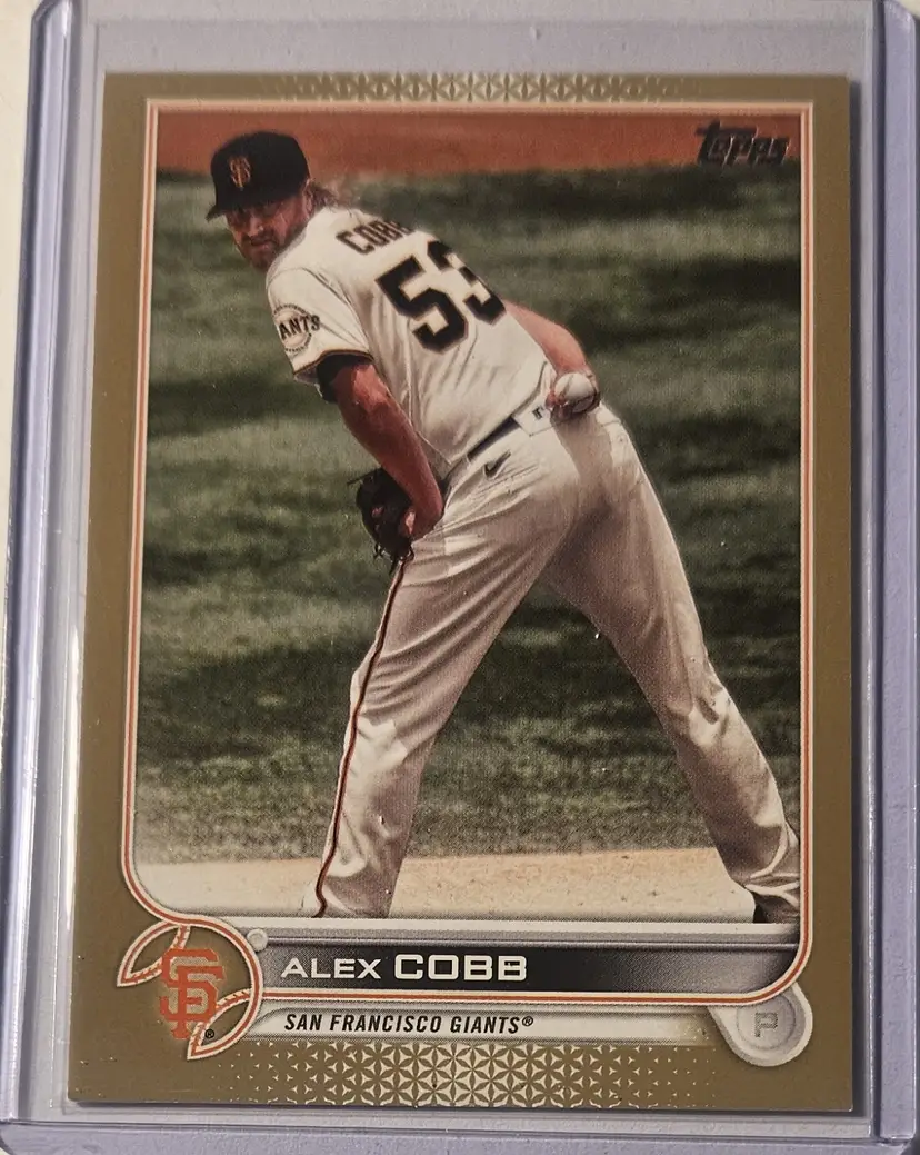 2022 Topps Series 2 Gold Alex Cobb 1745/2022