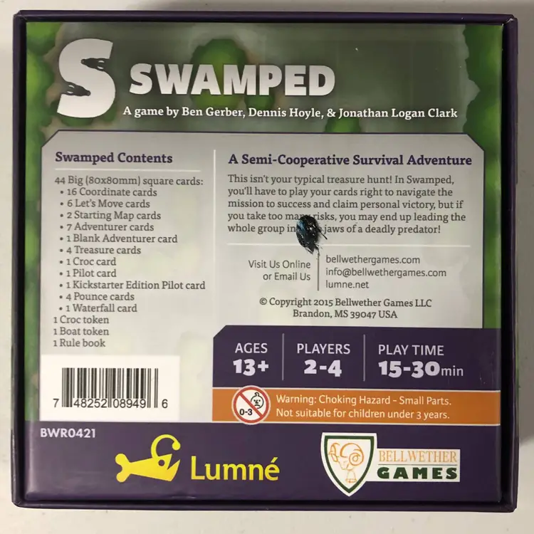 Swamped Board Game - Slightly Used -Played Once