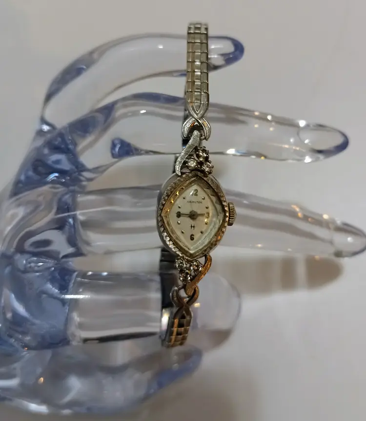 Gorgeous 14 KT Gold Hamilton Wristwatch